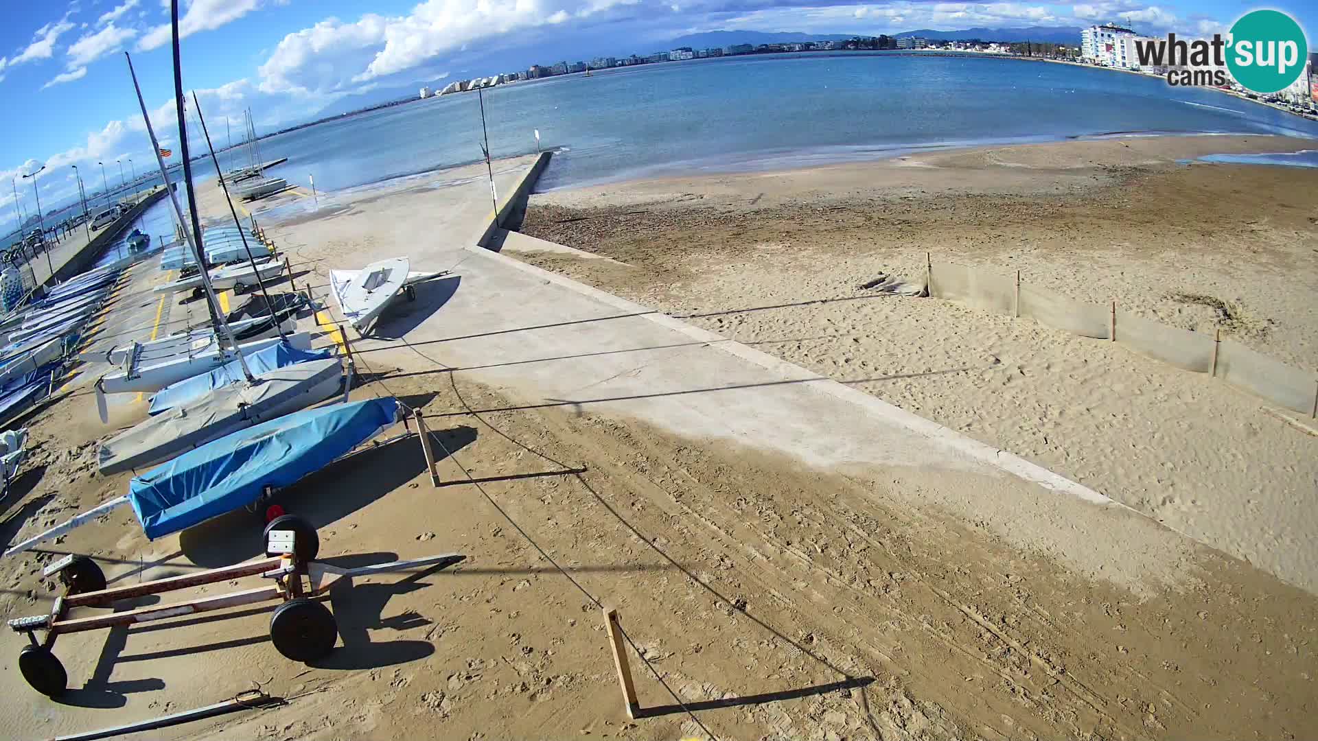 Webcam Hafen von Roses – Costa Brava – Strand La Perola