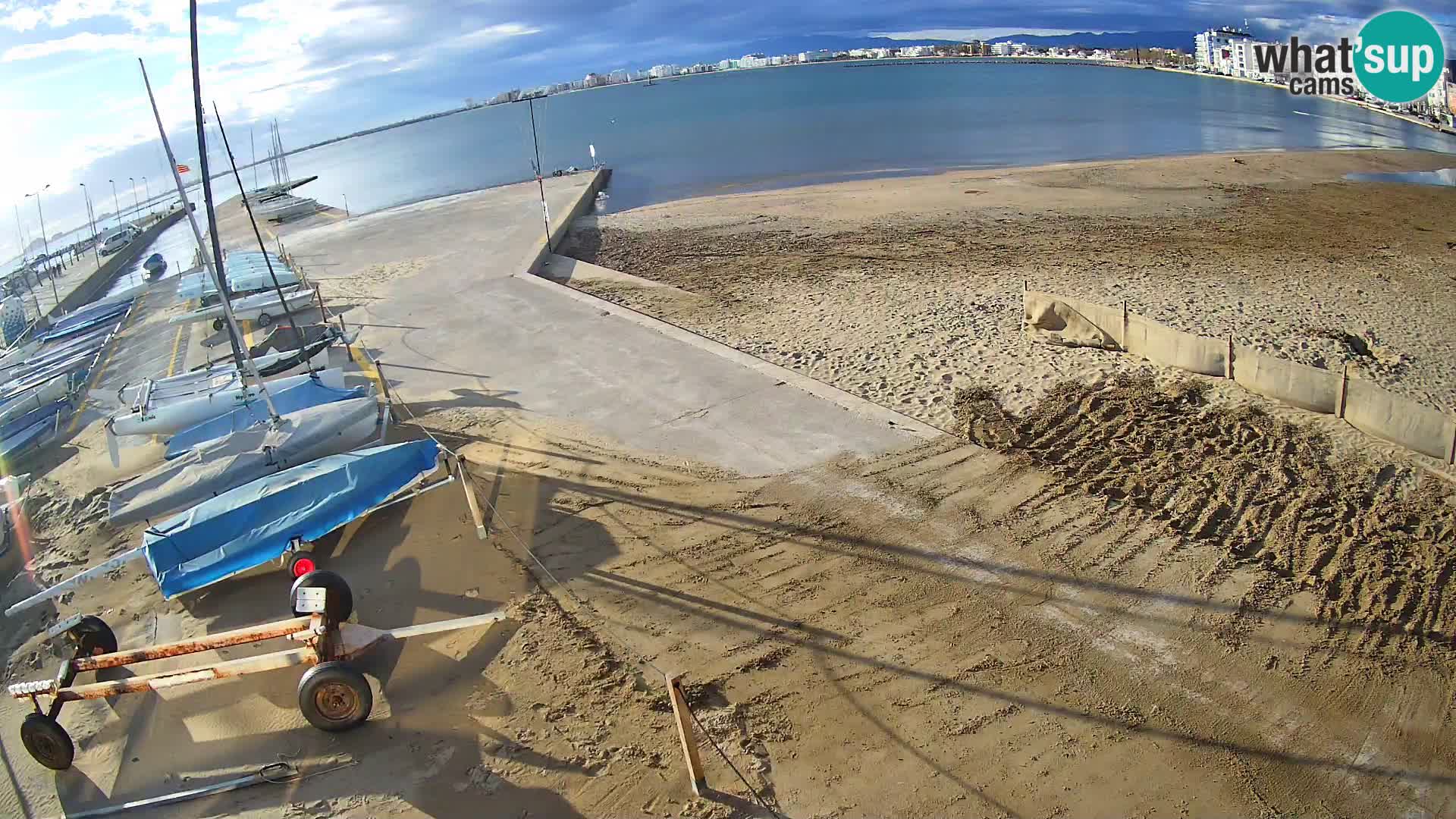 Webcam porto di Roses – Costa Brava – spiaggia La Perola