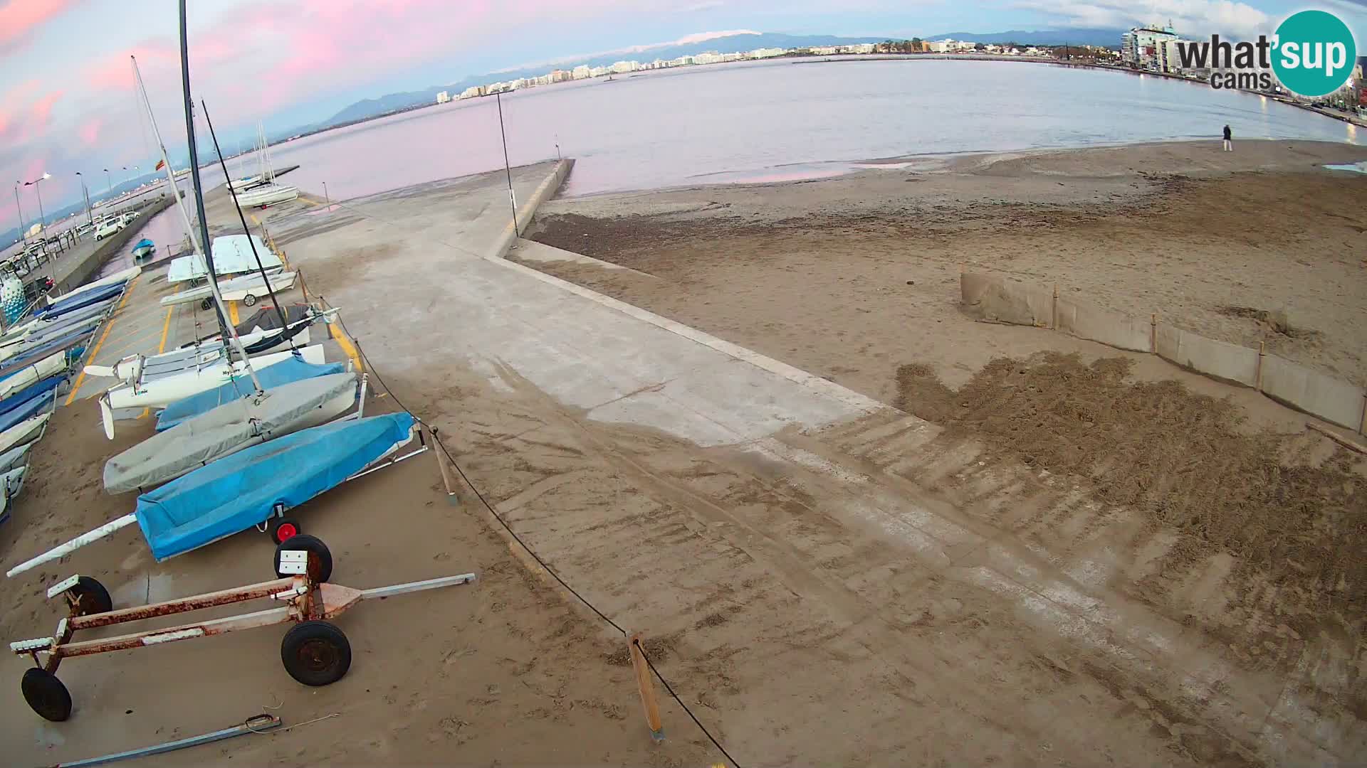 Web kamera Roses marina – Costa Brava – plaža La Perola