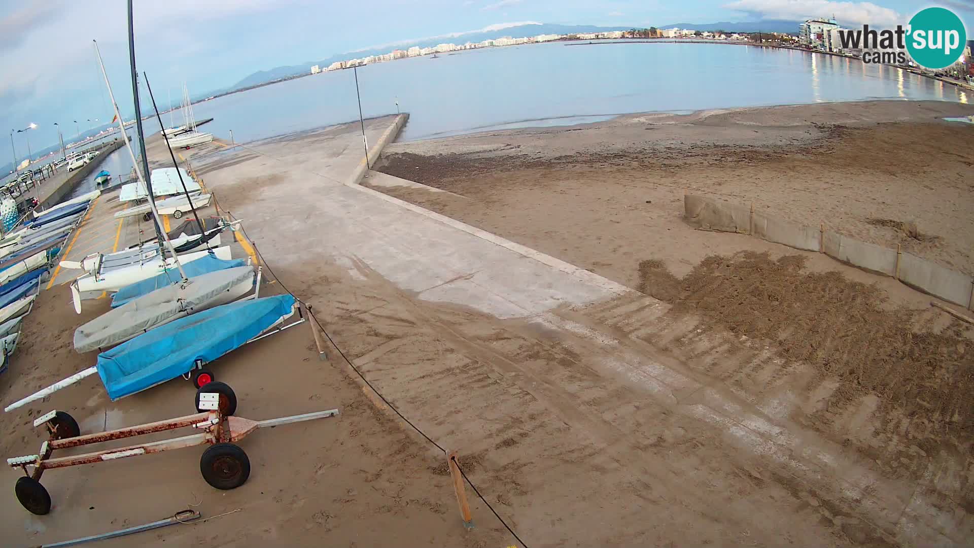 Web kamera Roses marina – Costa Brava – plaža La Perola