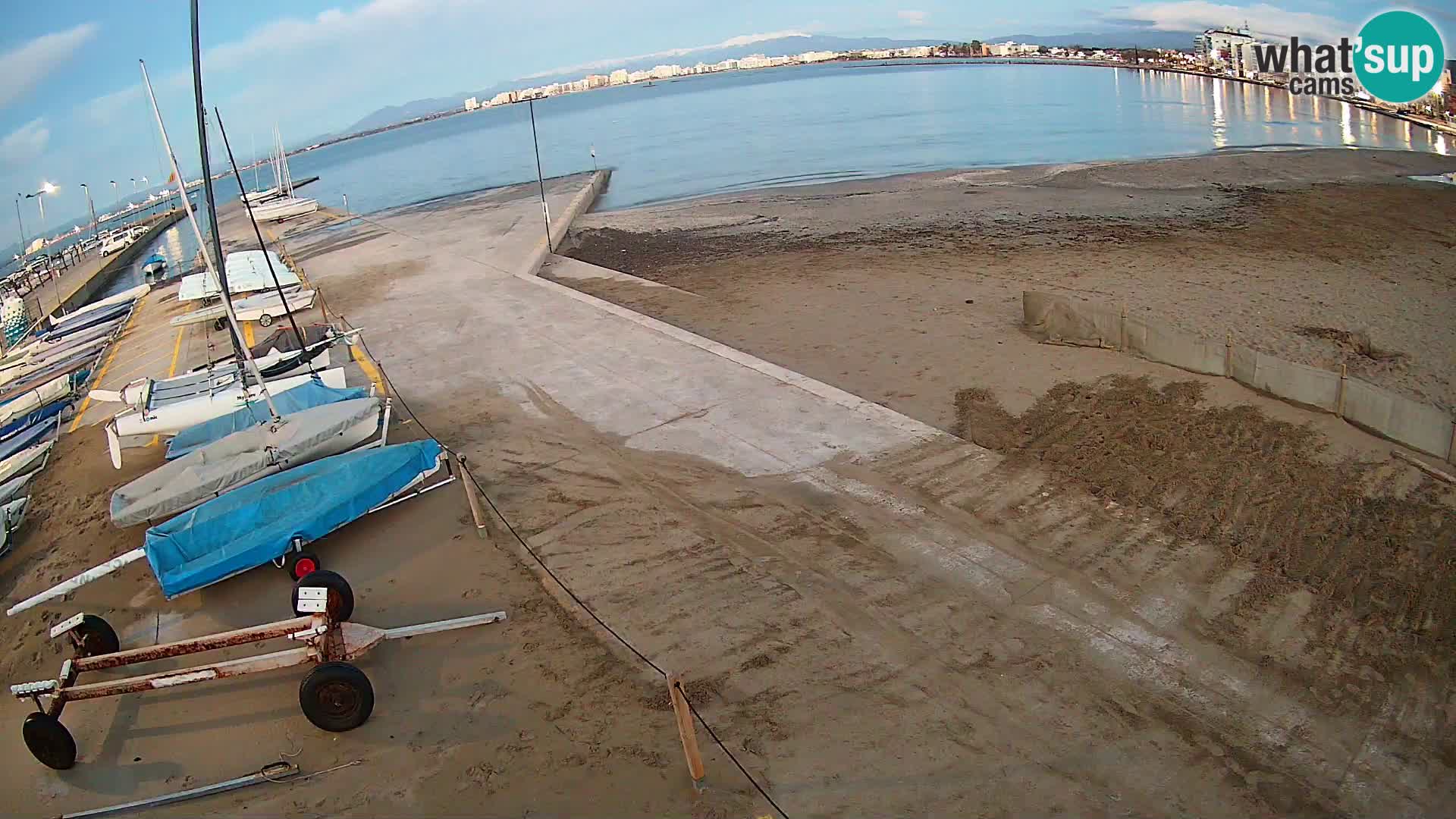 Kamera Roses marina – Costa Brava – plaža La Perola