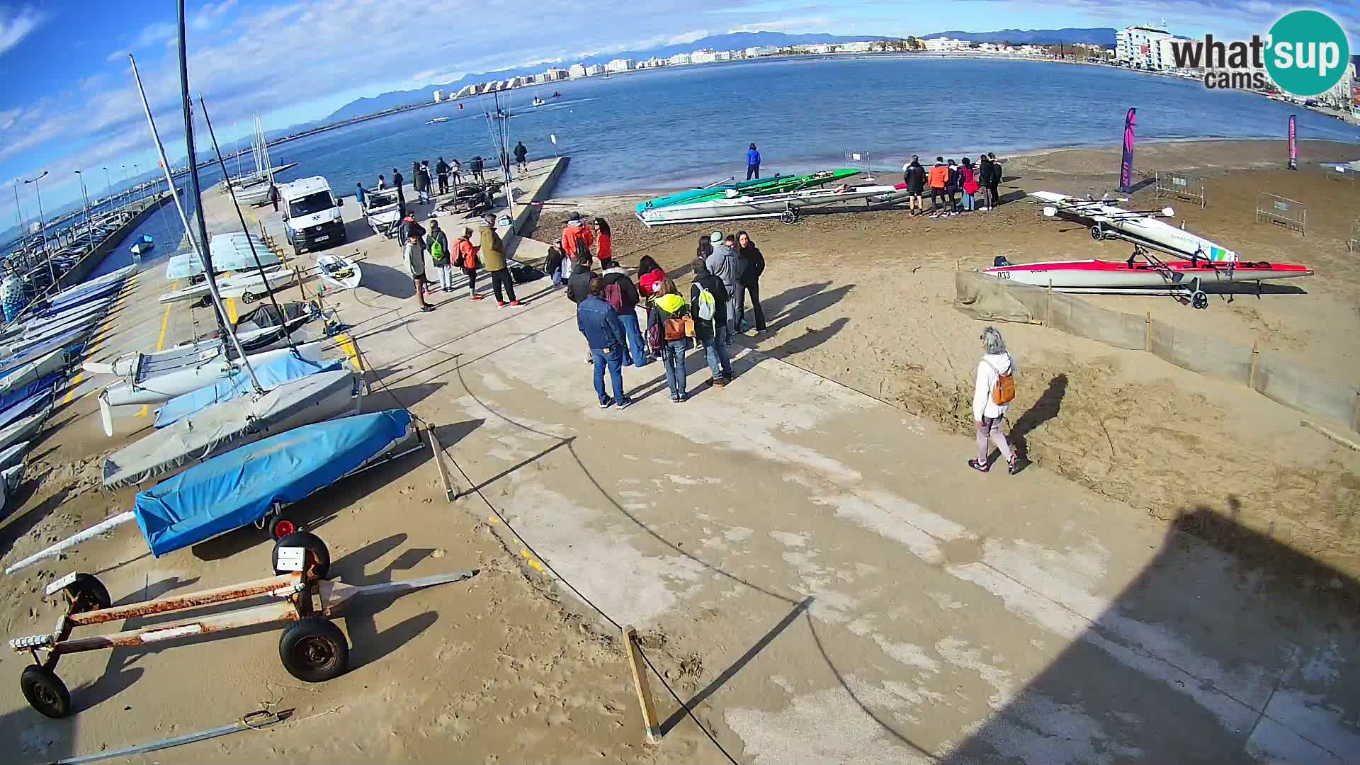 Web kamera Roses marina – Costa Brava – plaža La Perola