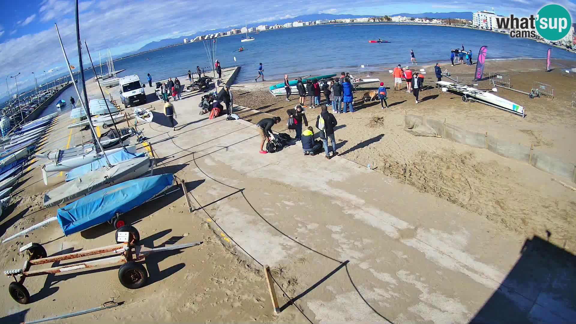 Web kamera Roses marina – Costa Brava – plaža La Perola
