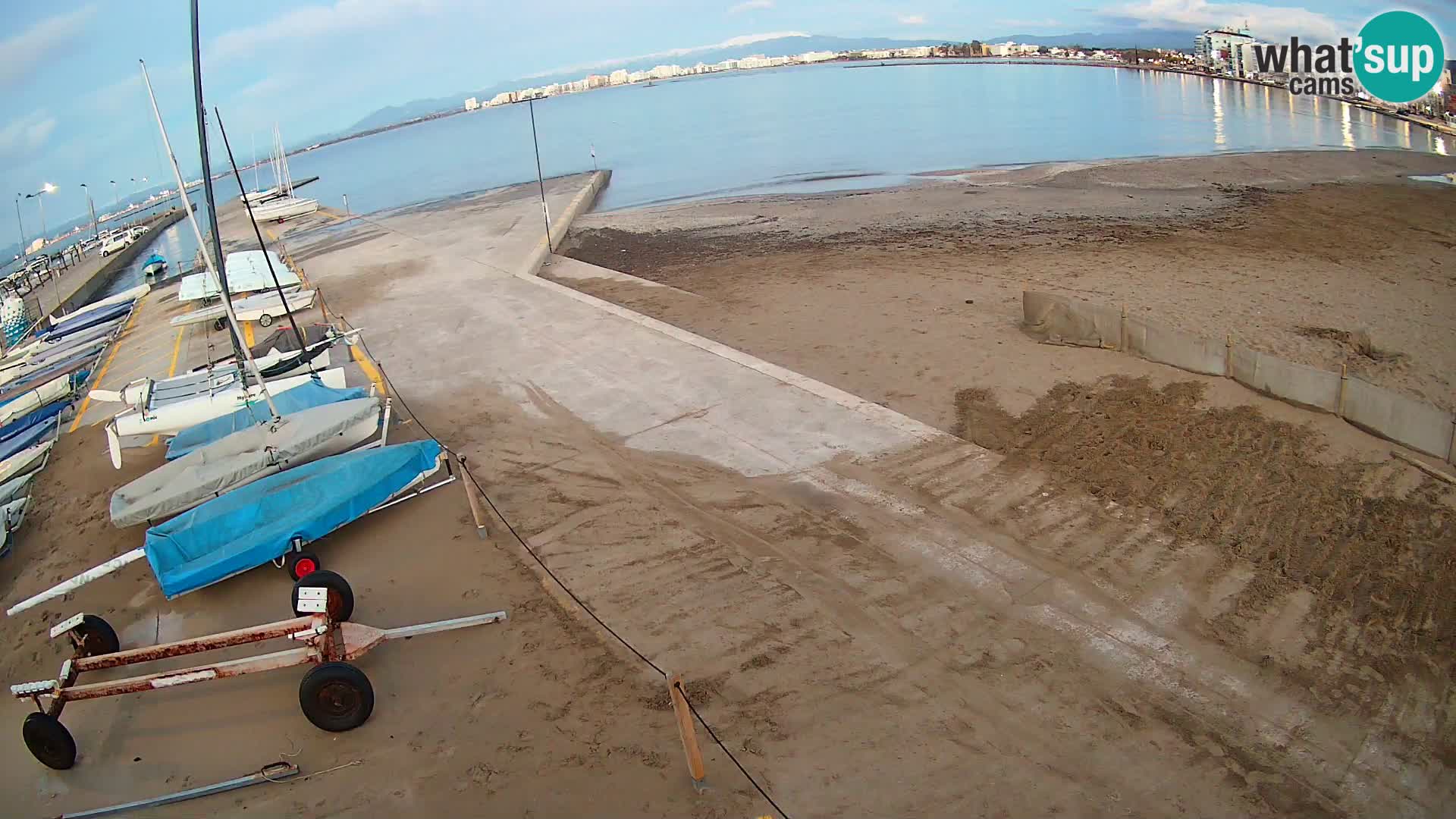 Web kamera Roses marina – Costa Brava – plaža La Perola