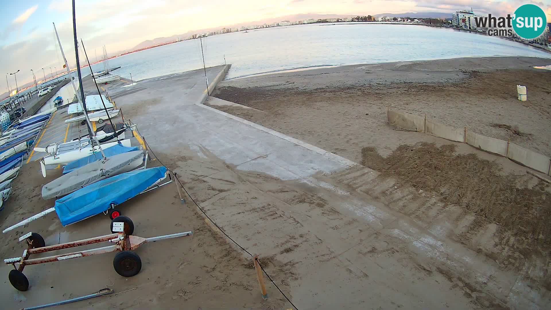 Webcam porto di Roses – Costa Brava – spiaggia La Perola