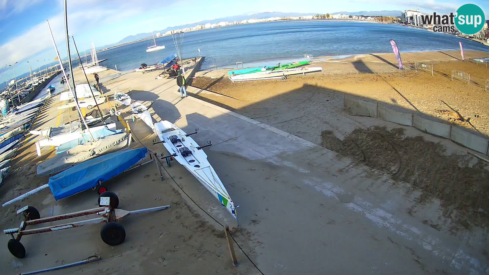 Web kamera Roses marina – Costa Brava – plaža La Perola