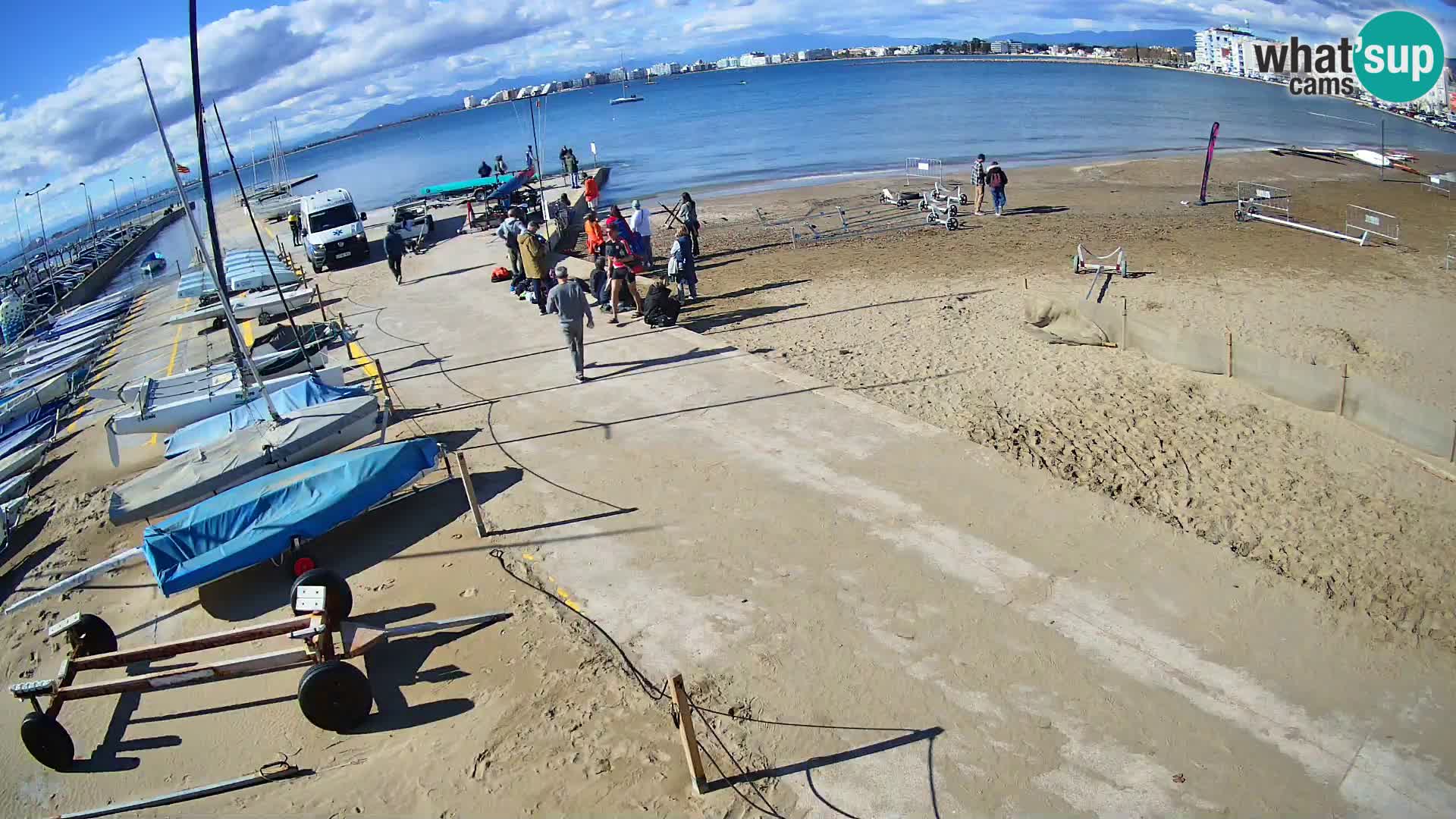 Roses webcam Port – Costa Brava – plage La Perola