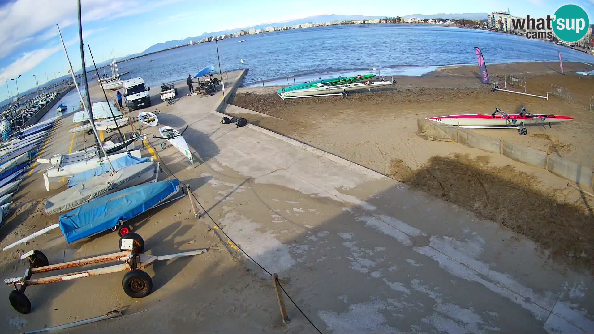 Webcam porto di Roses – Costa Brava – spiaggia La Perola