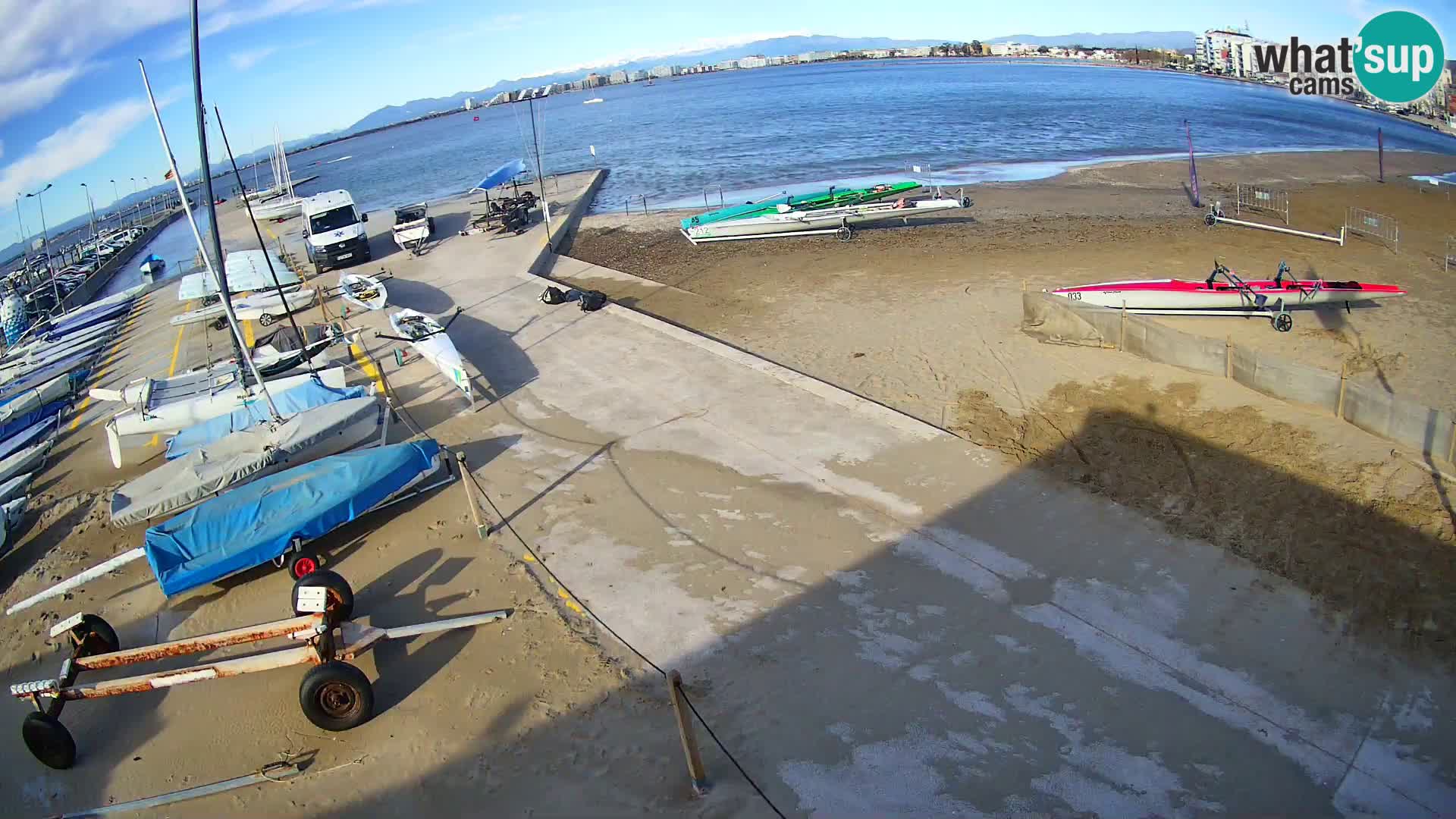 Web kamera Roses marina – Costa Brava – plaža La Perola