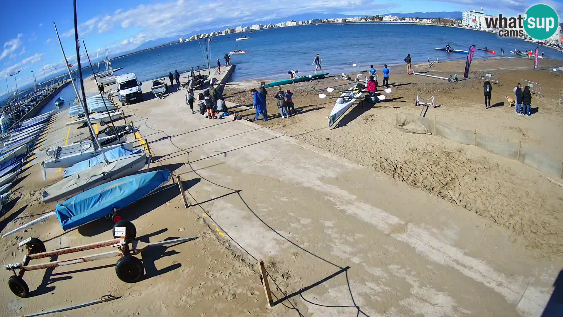 Web kamera Roses marina – Costa Brava – plaža La Perola