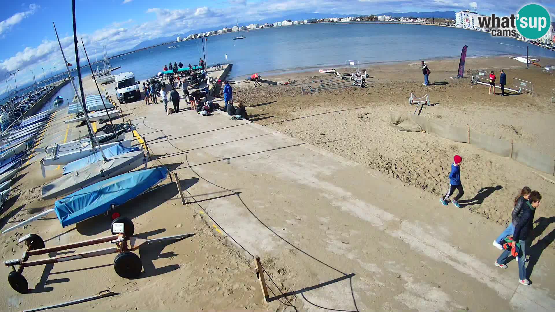 Web kamera Roses marina – Costa Brava – plaža La Perola