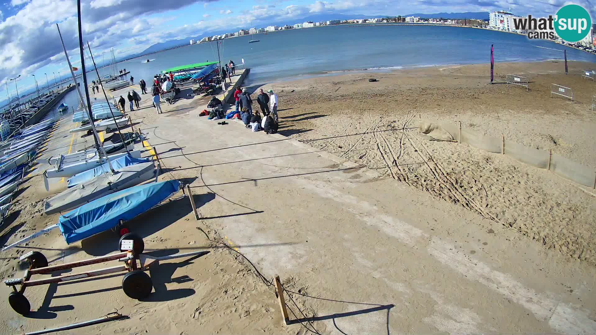 Web kamera Roses marina – Costa Brava – plaža La Perola