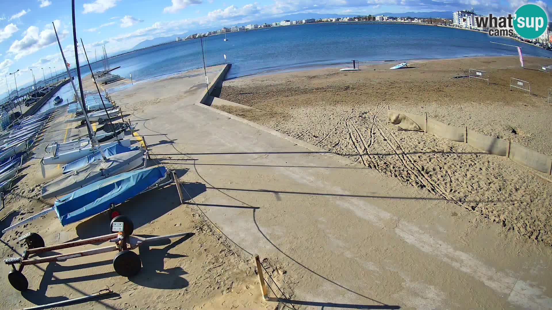 Web kamera Roses marina – Costa Brava – plaža La Perola