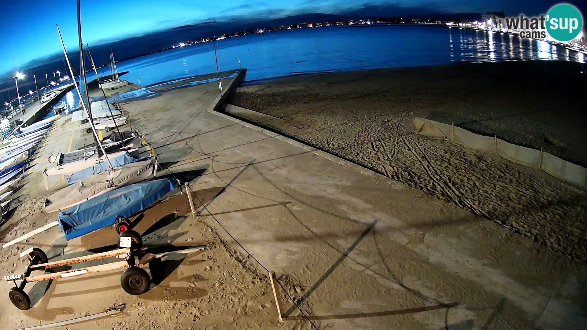 Kamera Roses marina – Costa Brava – plaža La Perola