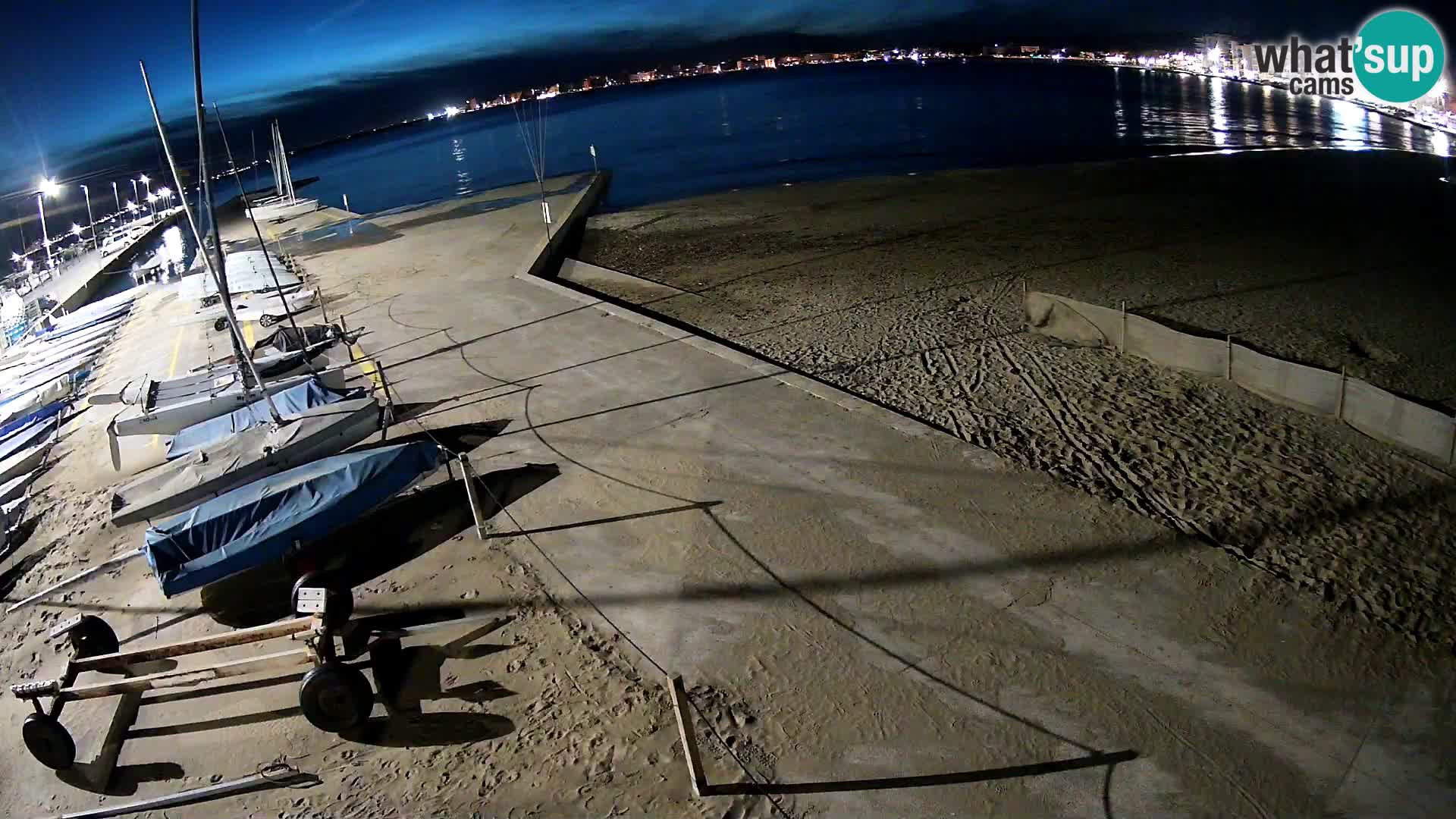 Web kamera Roses marina – Costa Brava – plaža La Perola