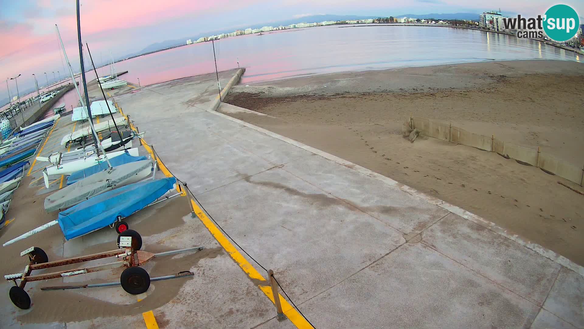 Kamera Roses marina – Costa Brava – plaža La Perola