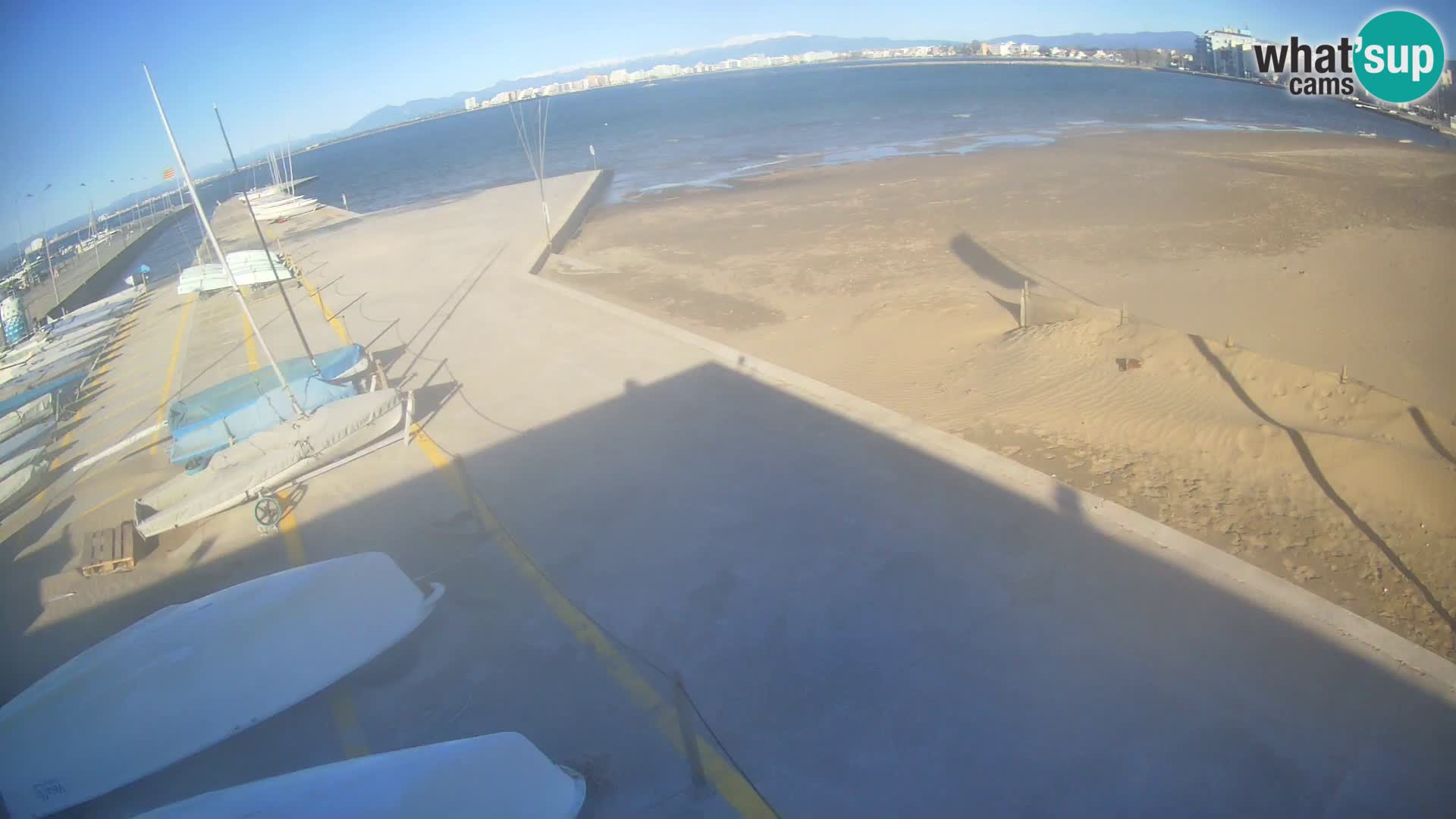 Webcam Hafen von Roses – Costa Brava – Strand La Perola