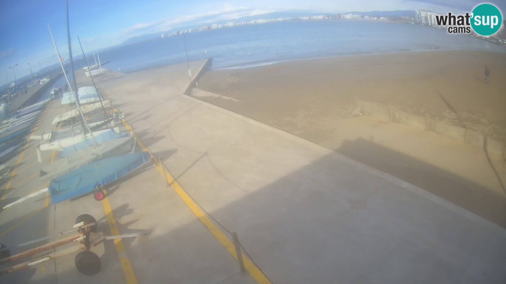 Roses webcam Port – Costa Brava – plage La Perola