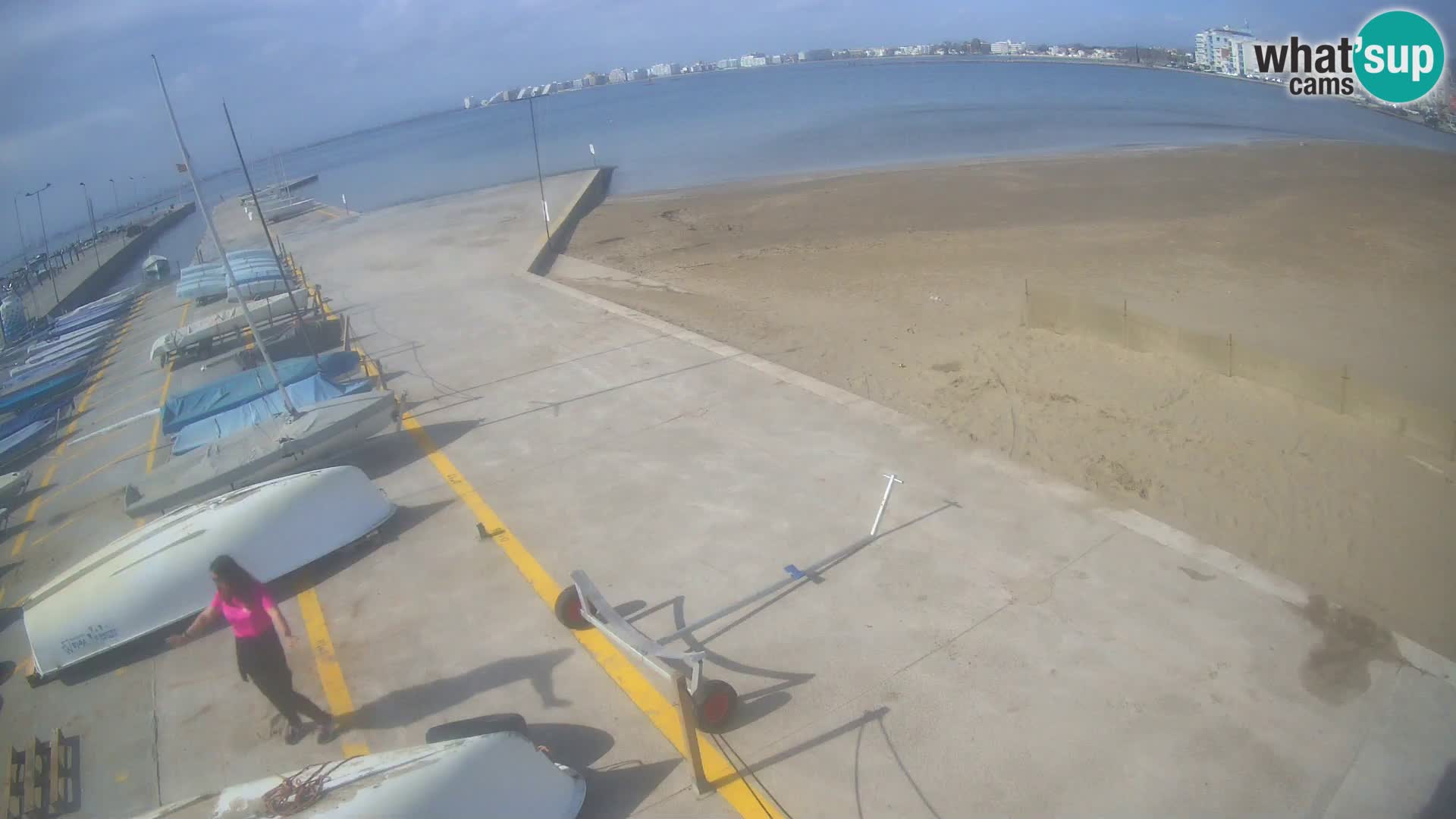 Web kamera Roses marina – Costa Brava – plaža La Perola