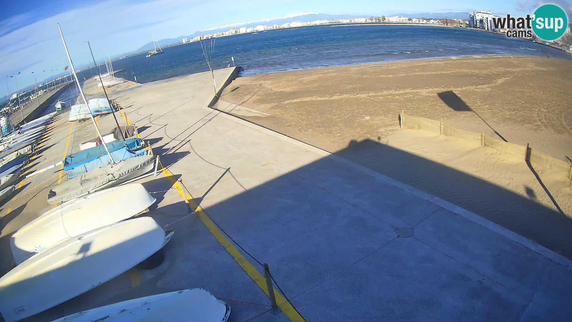 Roses webcam Port – Costa Brava – plage La Perola