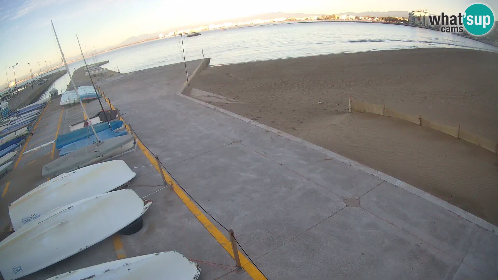 Webcam Hafen von Roses – Costa Brava – Strand La Perola