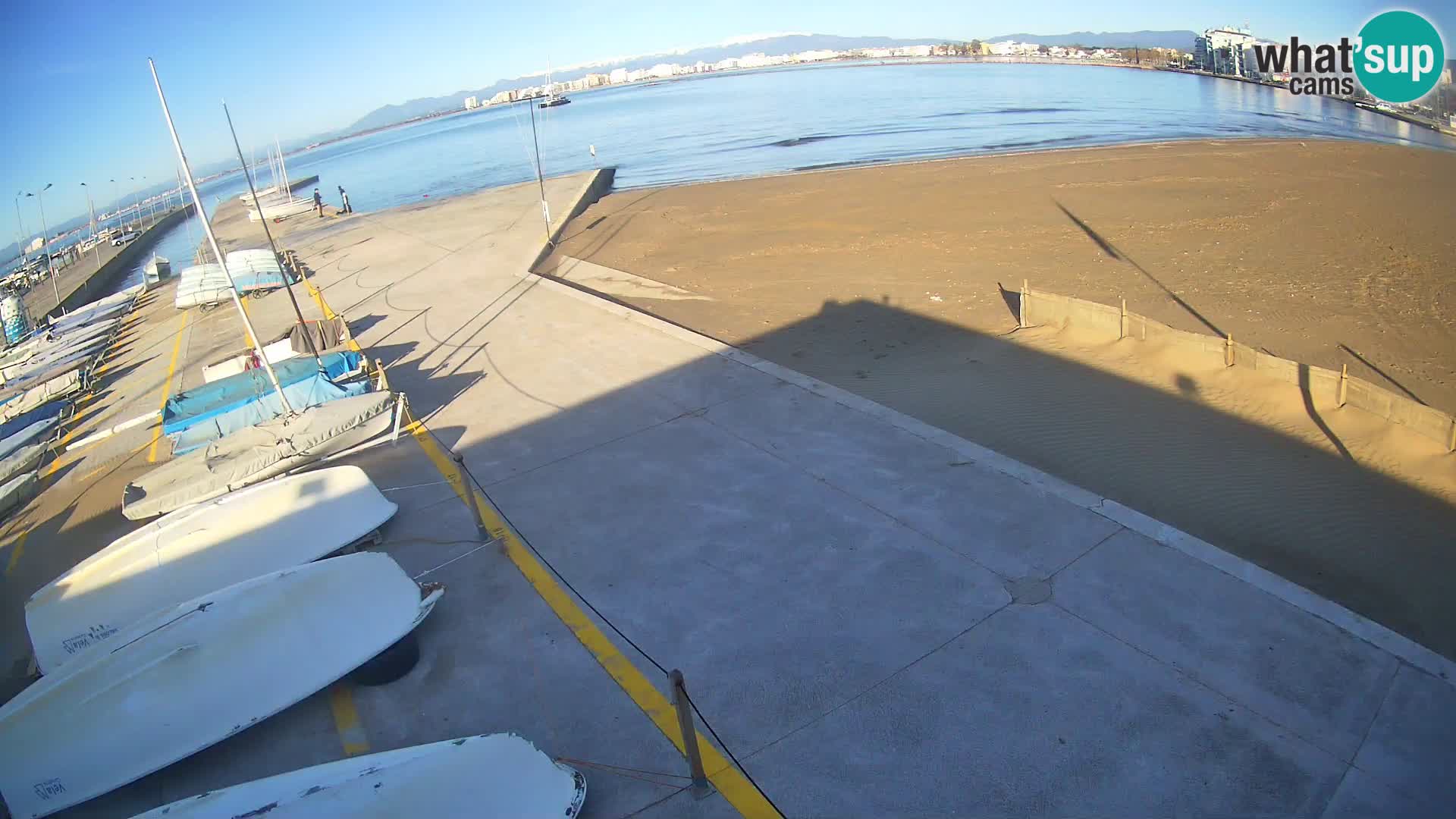 Webcam porto di Roses – Costa Brava – spiaggia La Perola