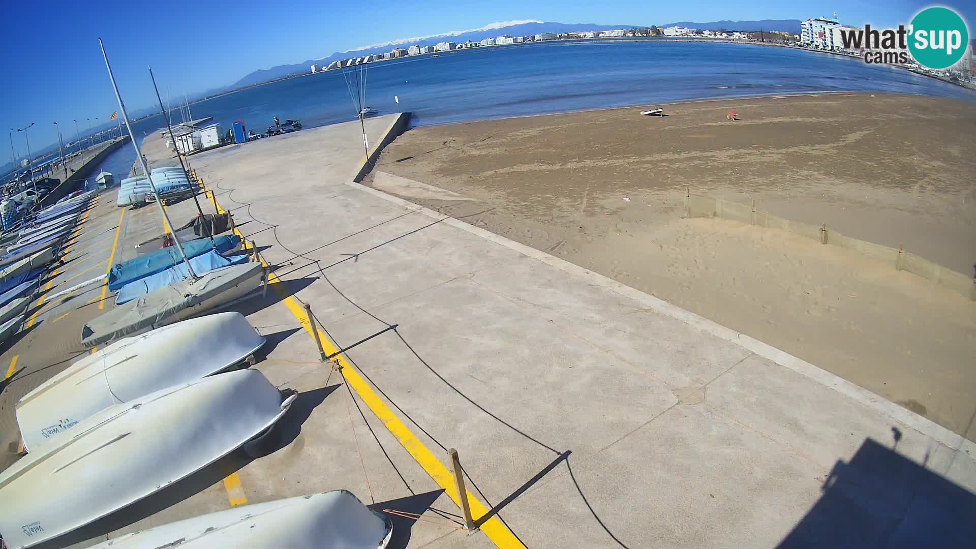 Webcam Hafen von Roses – Costa Brava – Strand La Perola