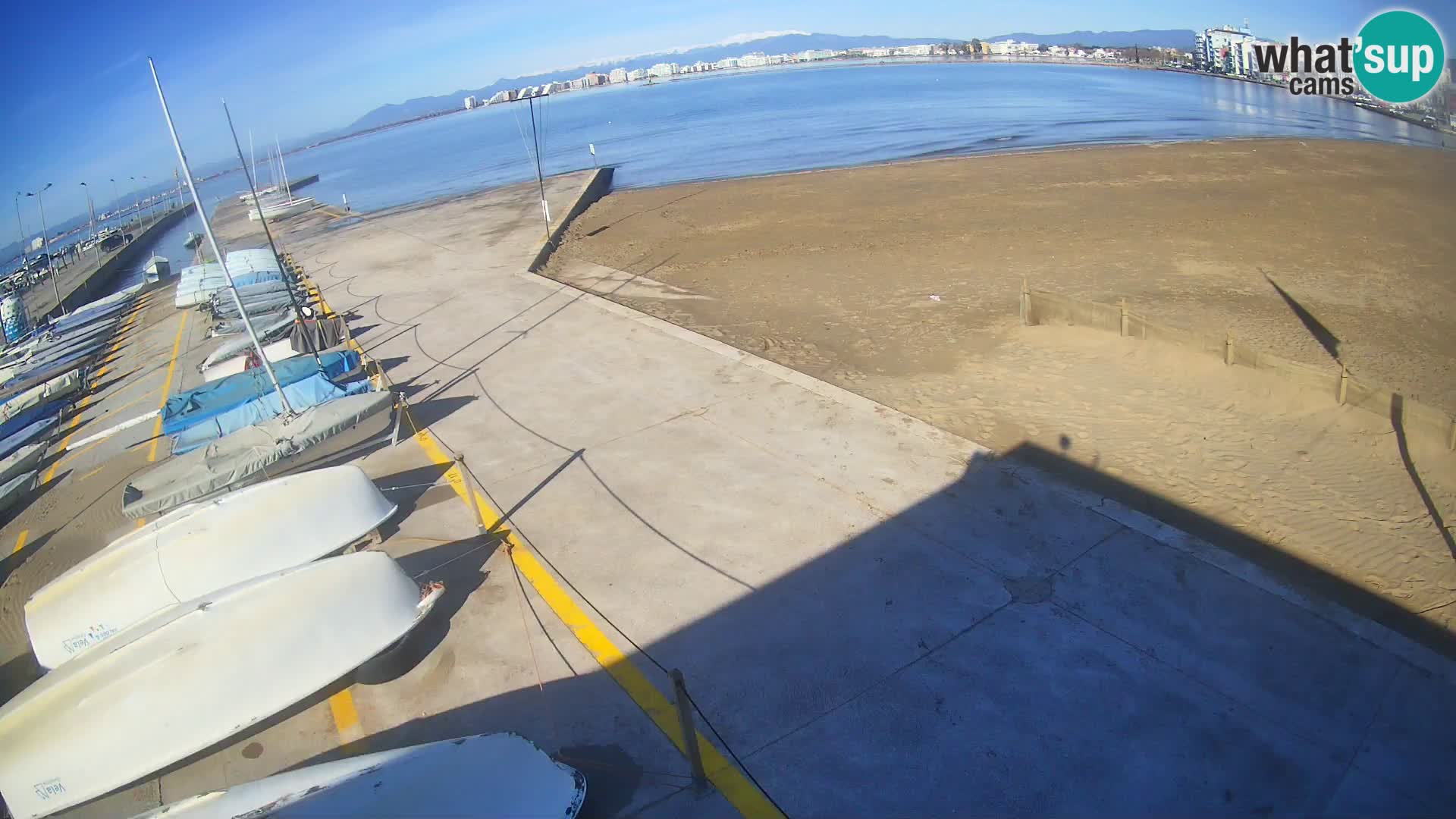 Roses webcam Port – Costa Brava – plage La Perola