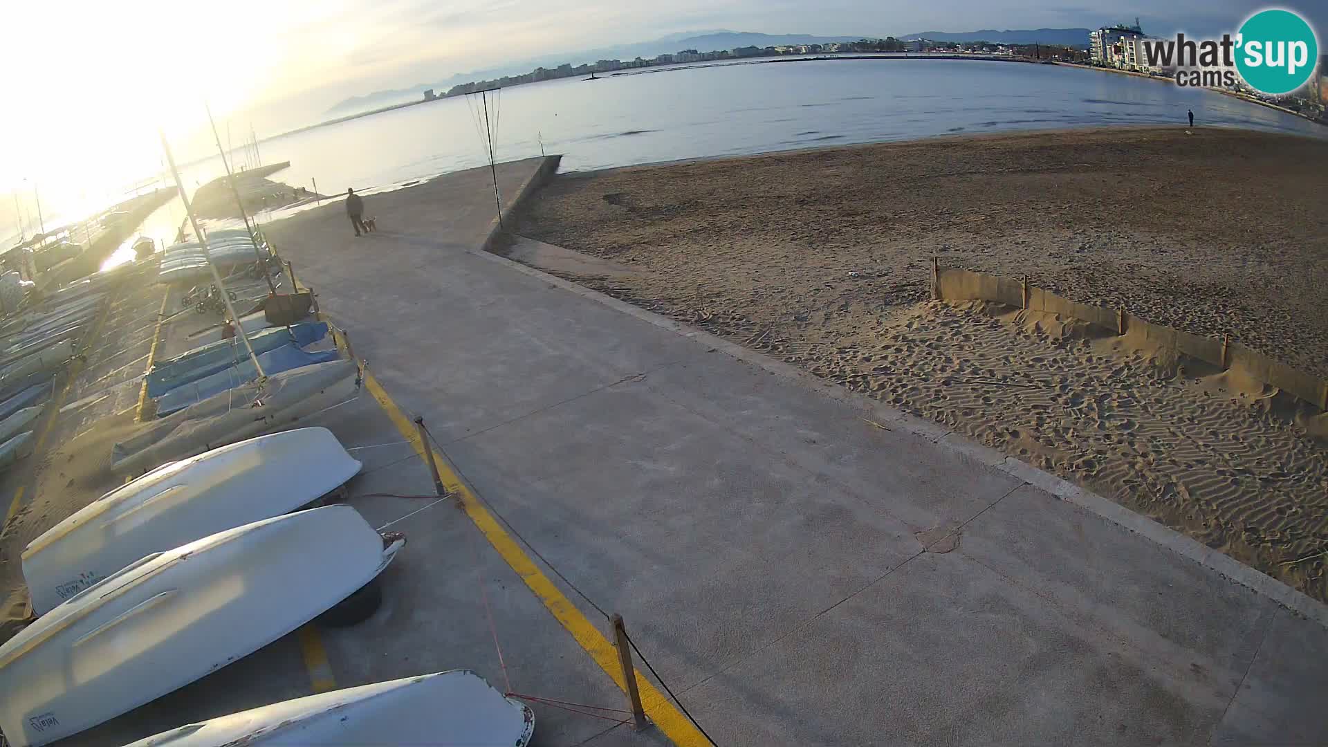 Webcam porto di Roses – Costa Brava – spiaggia La Perola