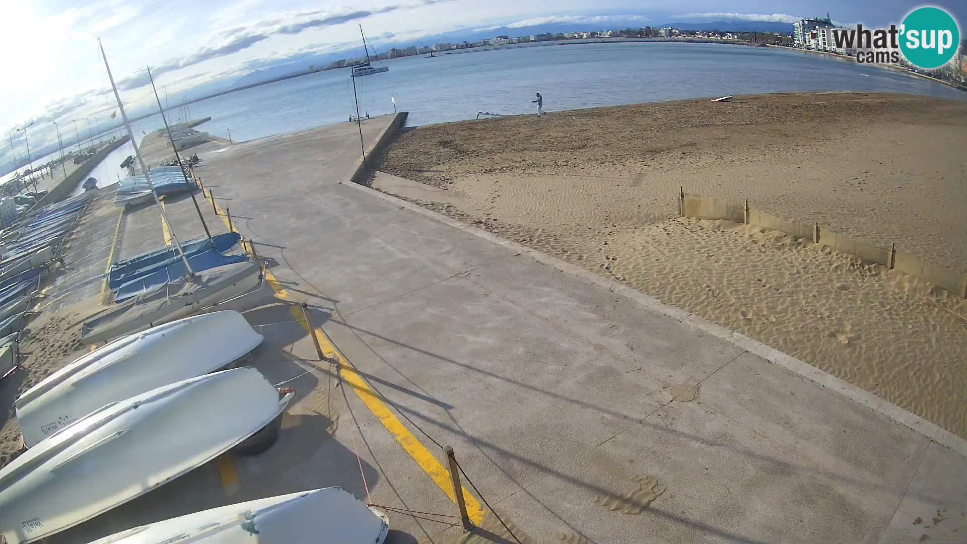 Webcam porto di Roses – Costa Brava – spiaggia La Perola