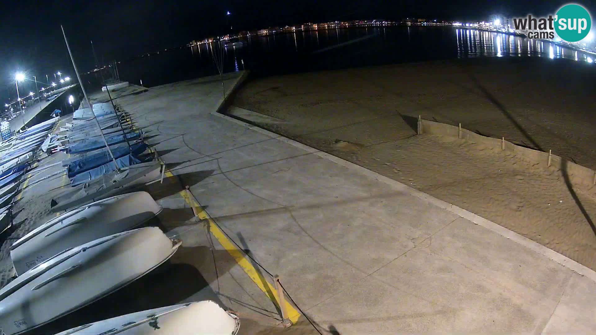 Web kamera Roses marina – Costa Brava – plaža La Perola