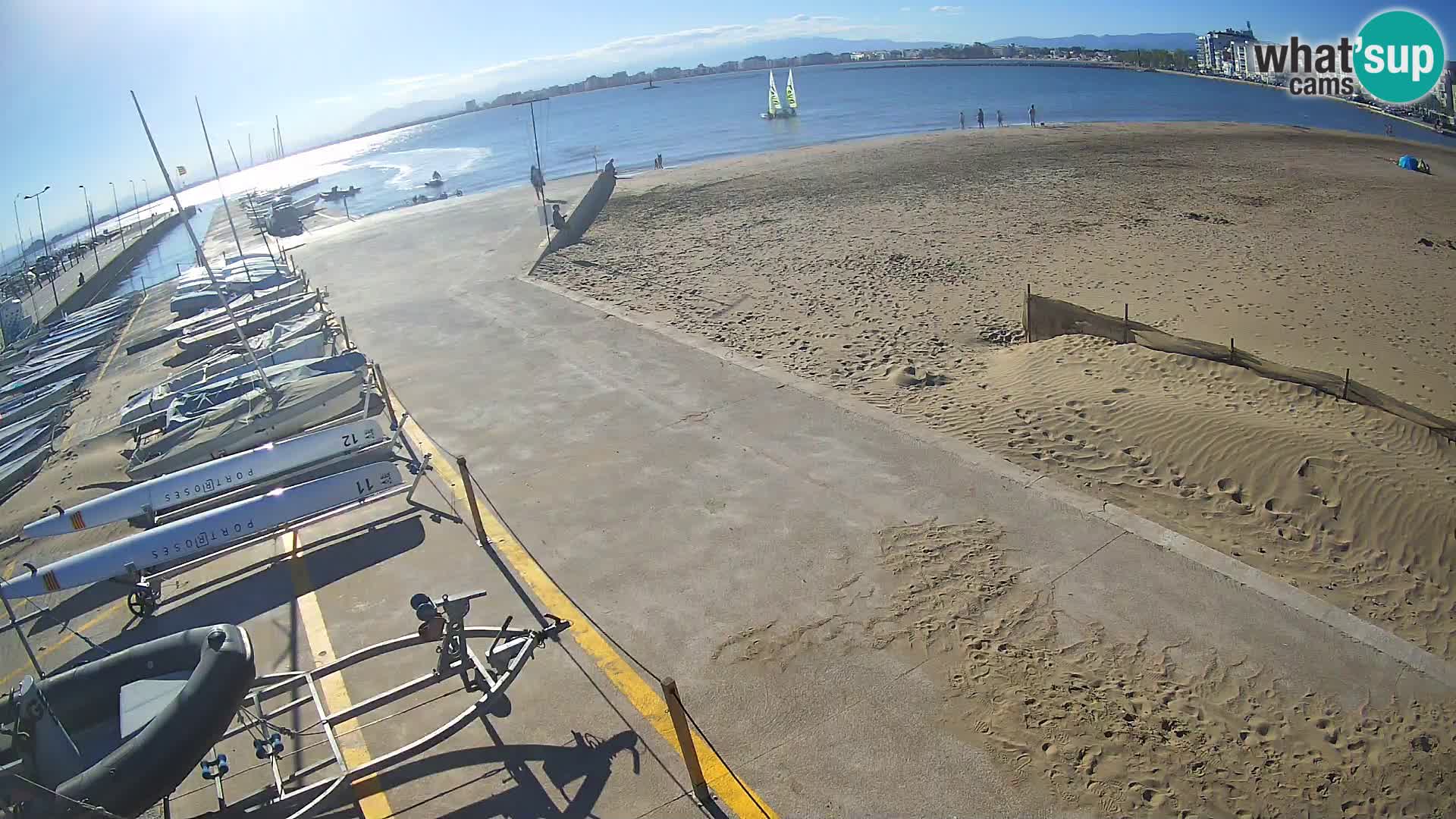 Webcam Port of Roses – Costa Brava – La Perola Beach