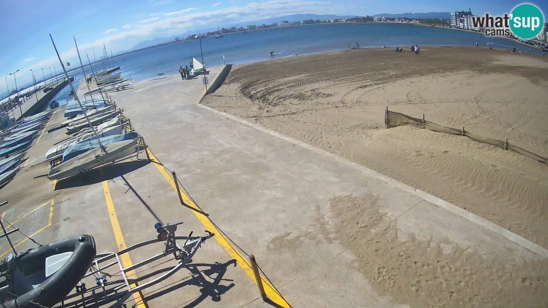 Webcam porto di Roses – Costa Brava – spiaggia La Perola