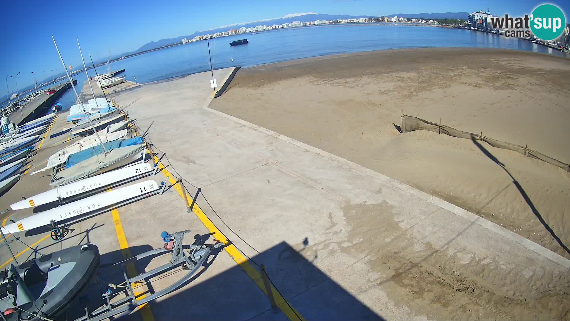 Webcam porto di Roses – Costa Brava – spiaggia La Perola