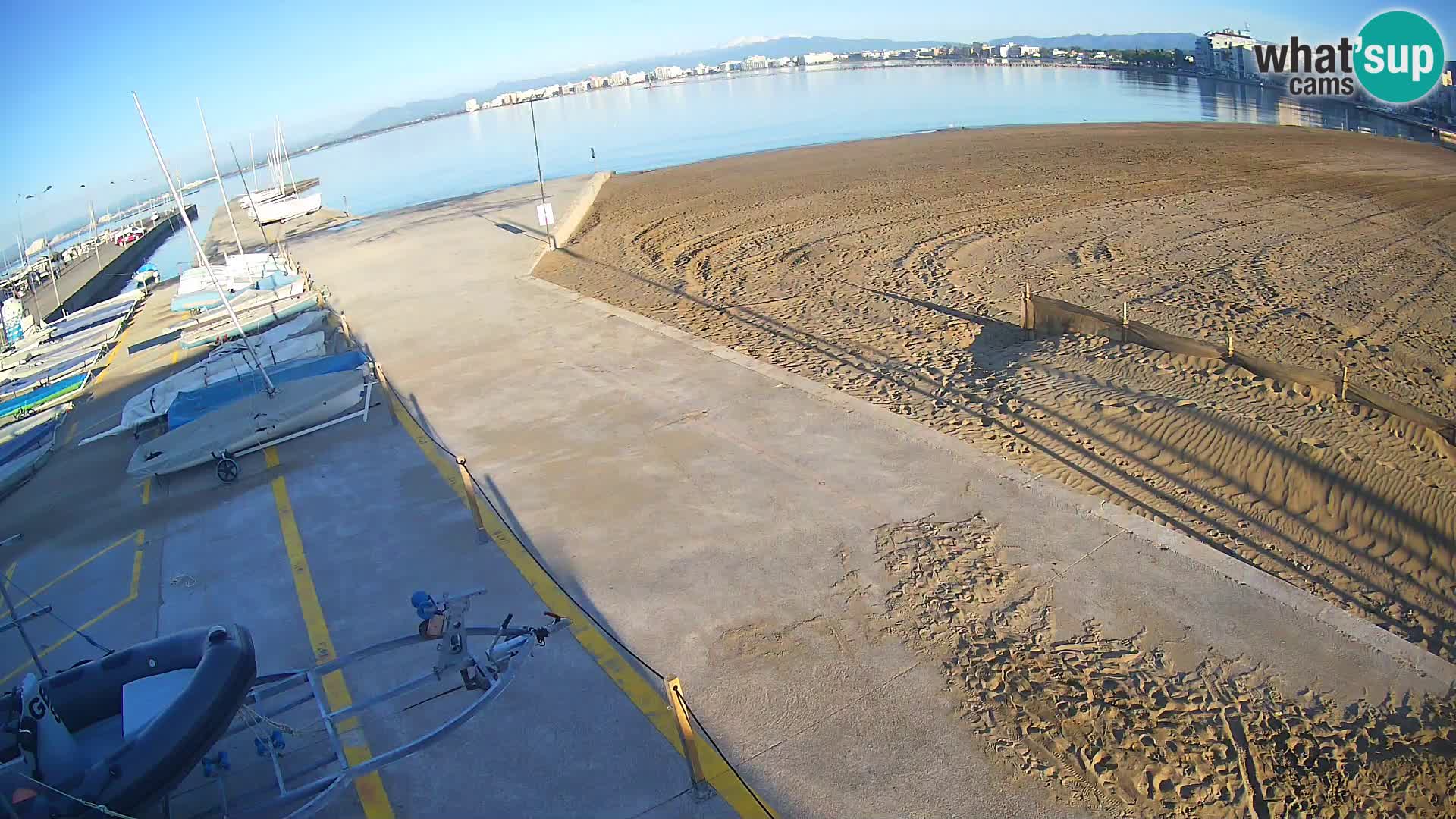 Webcam Hafen von Roses – Costa Brava – Strand La Perola