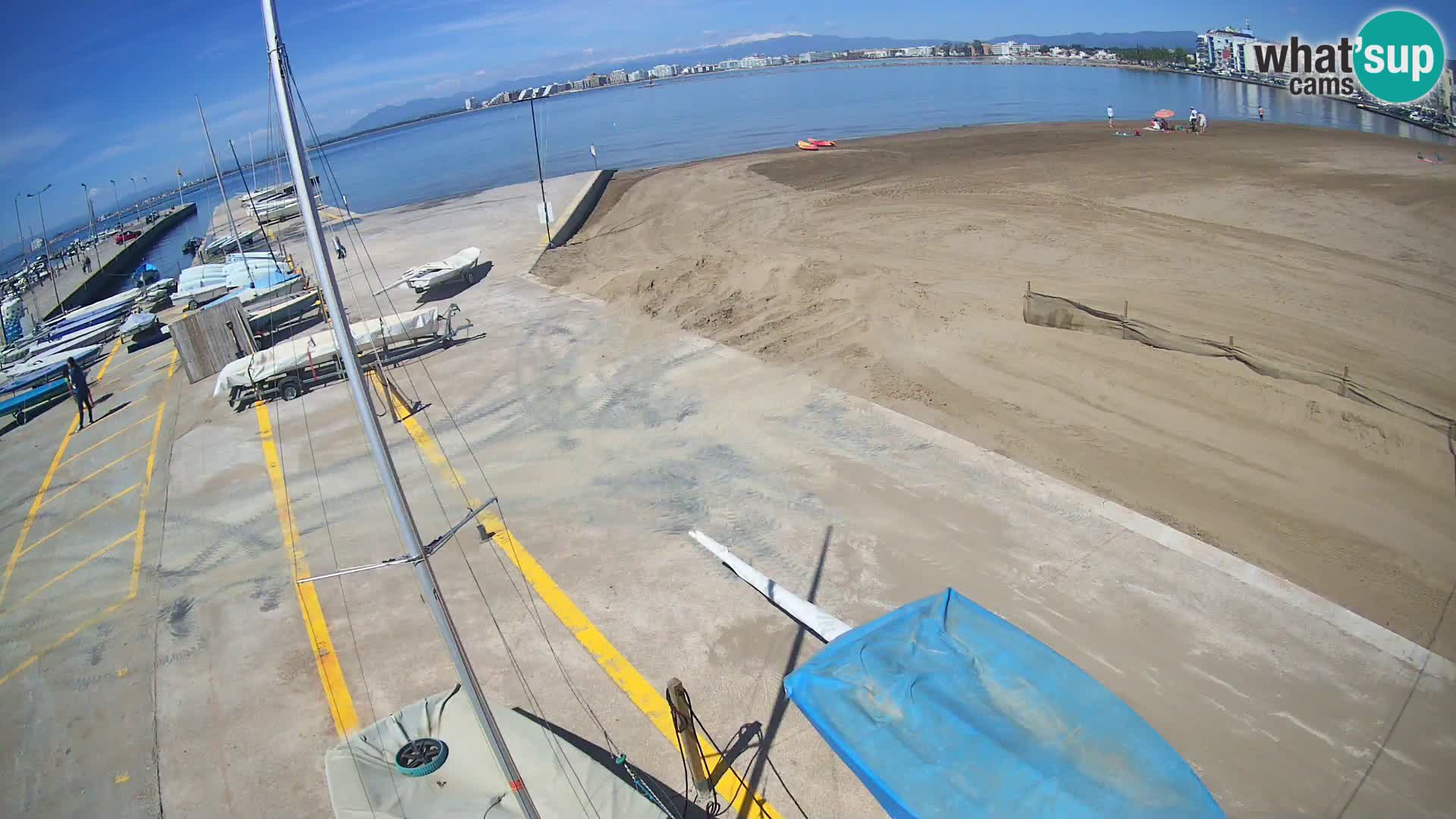 Roses webcam Port – Costa Brava – plage La Perola