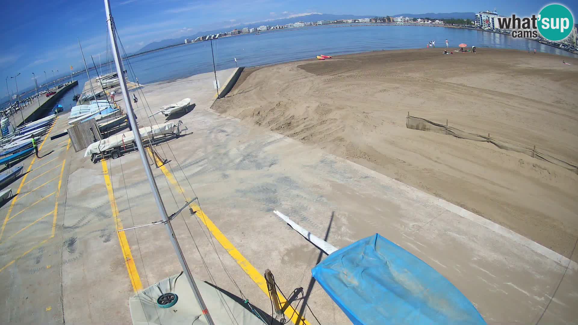 Webcam Hafen von Roses – Costa Brava – Strand La Perola