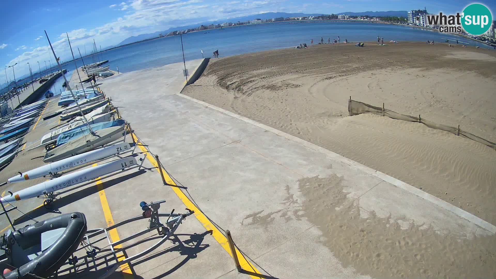 Webcam porto di Roses – Costa Brava – spiaggia La Perola