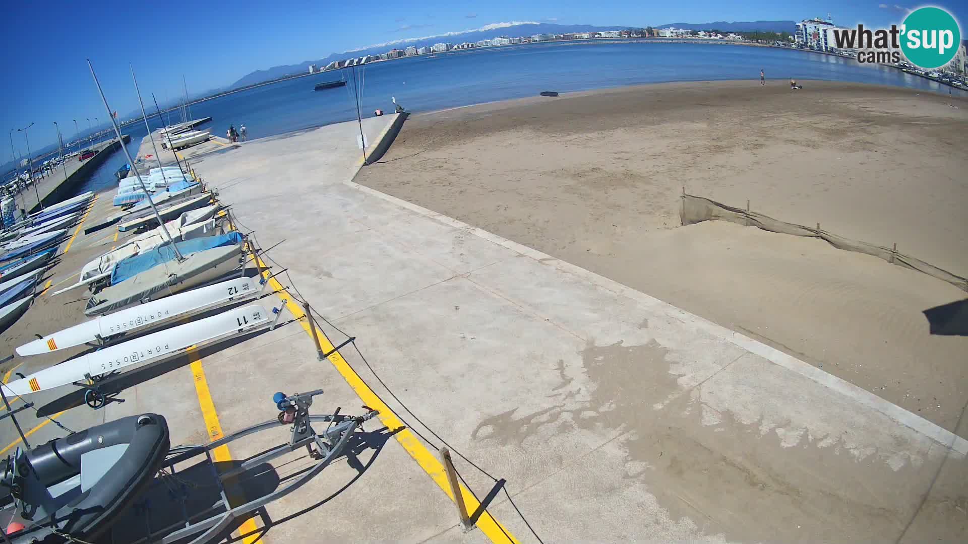 Roses webcam Port – Costa Brava – plage La Perola