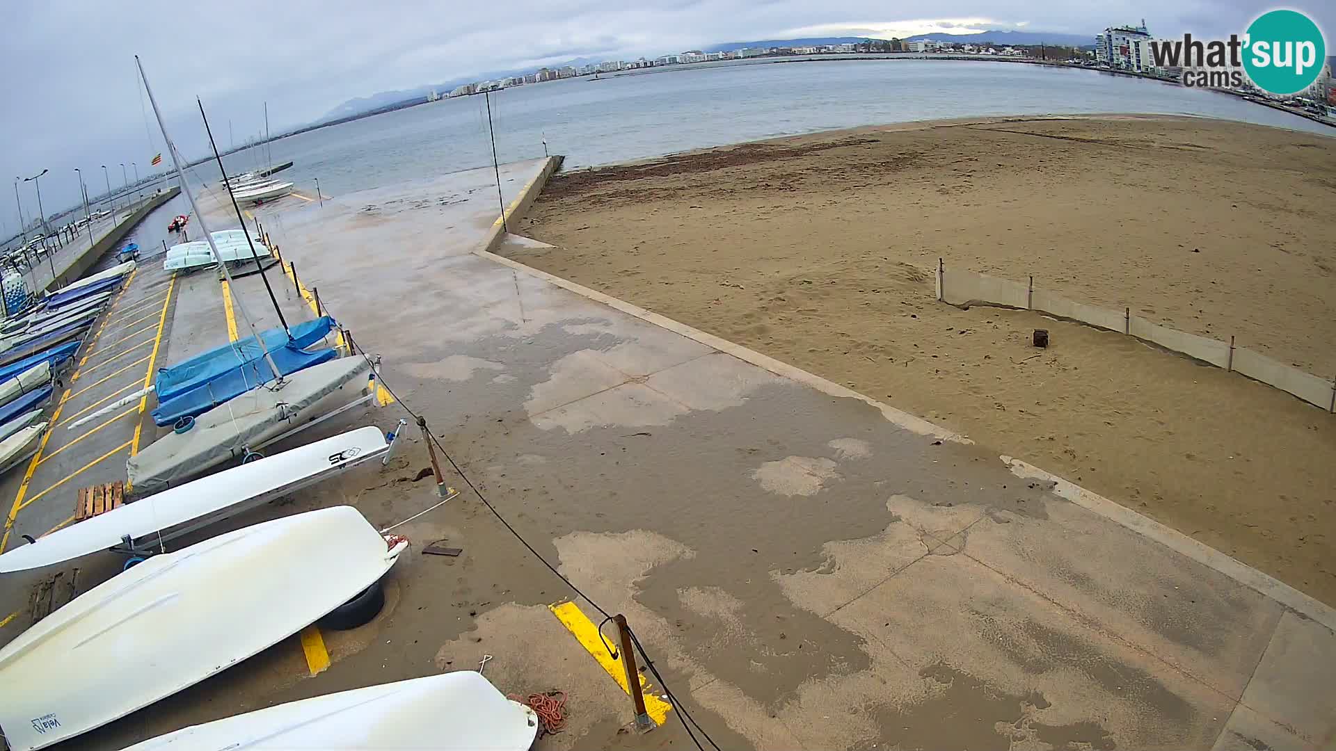 Roses webcam Port – Costa Brava – plage La Perola