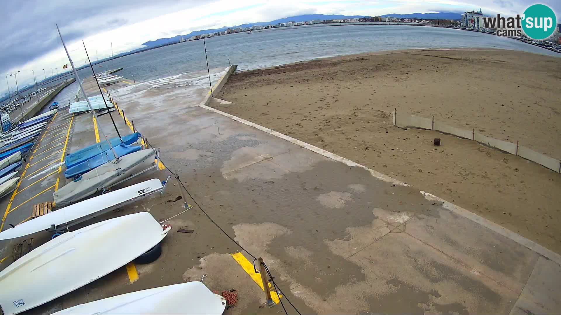 Kamera Roses marina – Costa Brava – plaža La Perola