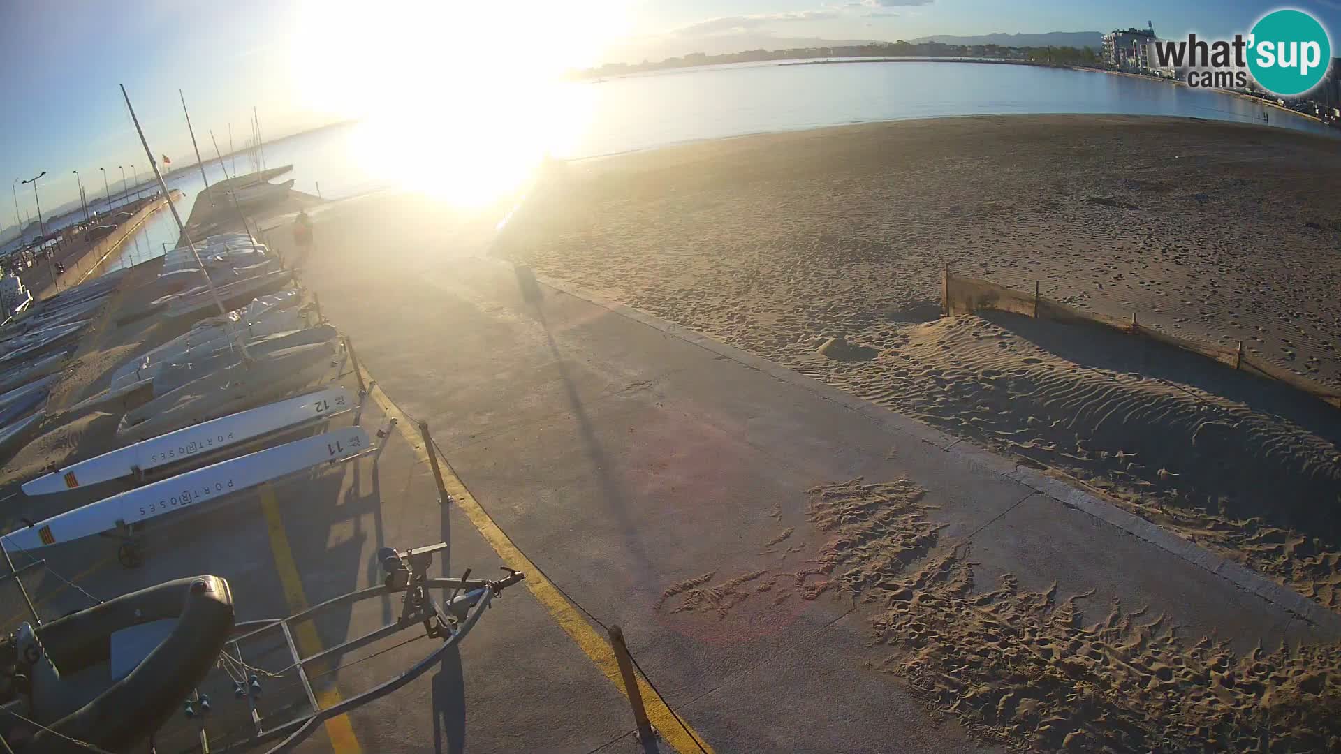 Webcam Hafen von Roses – Costa Brava – Strand La Perola