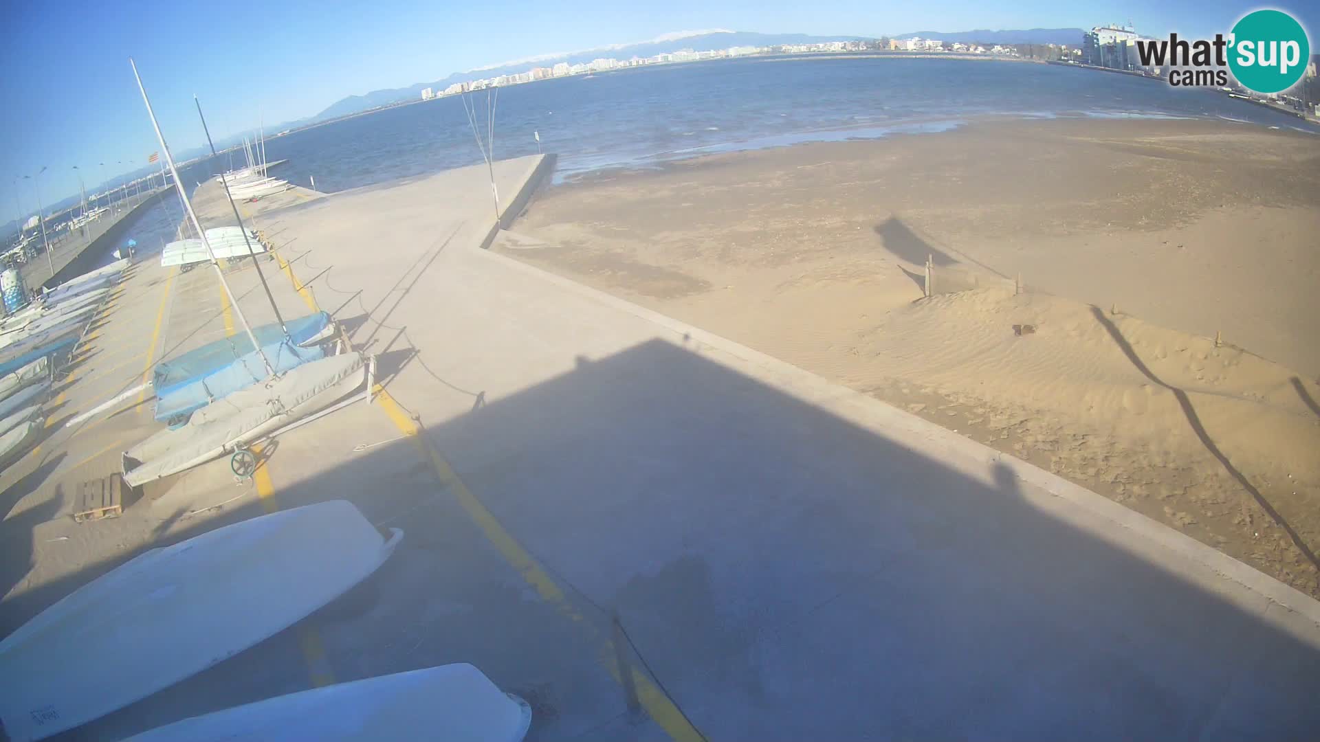 Roses webcam Port – Costa Brava – plage La Perola