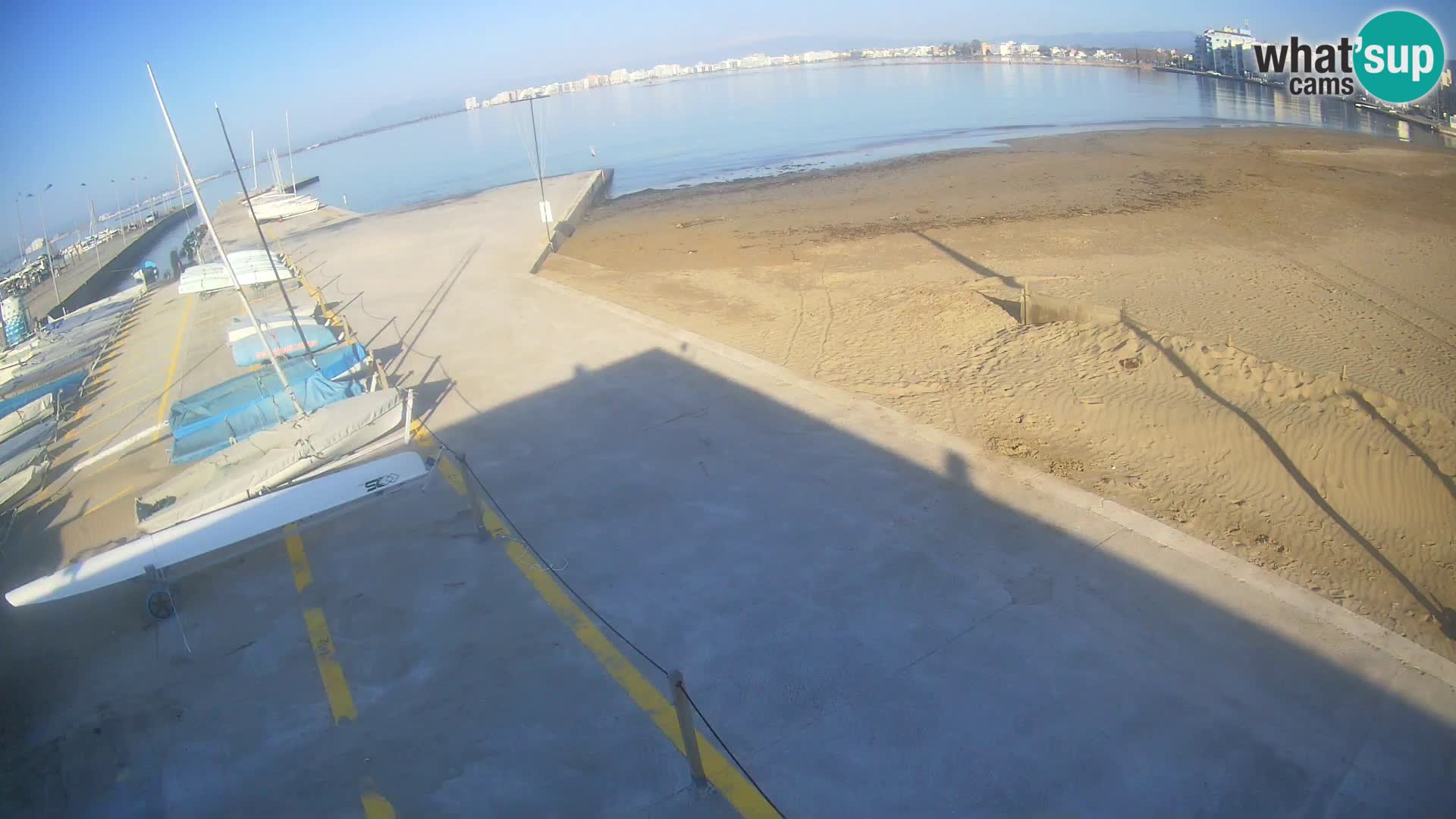 Roses webcam Port – Costa Brava – plage La Perola