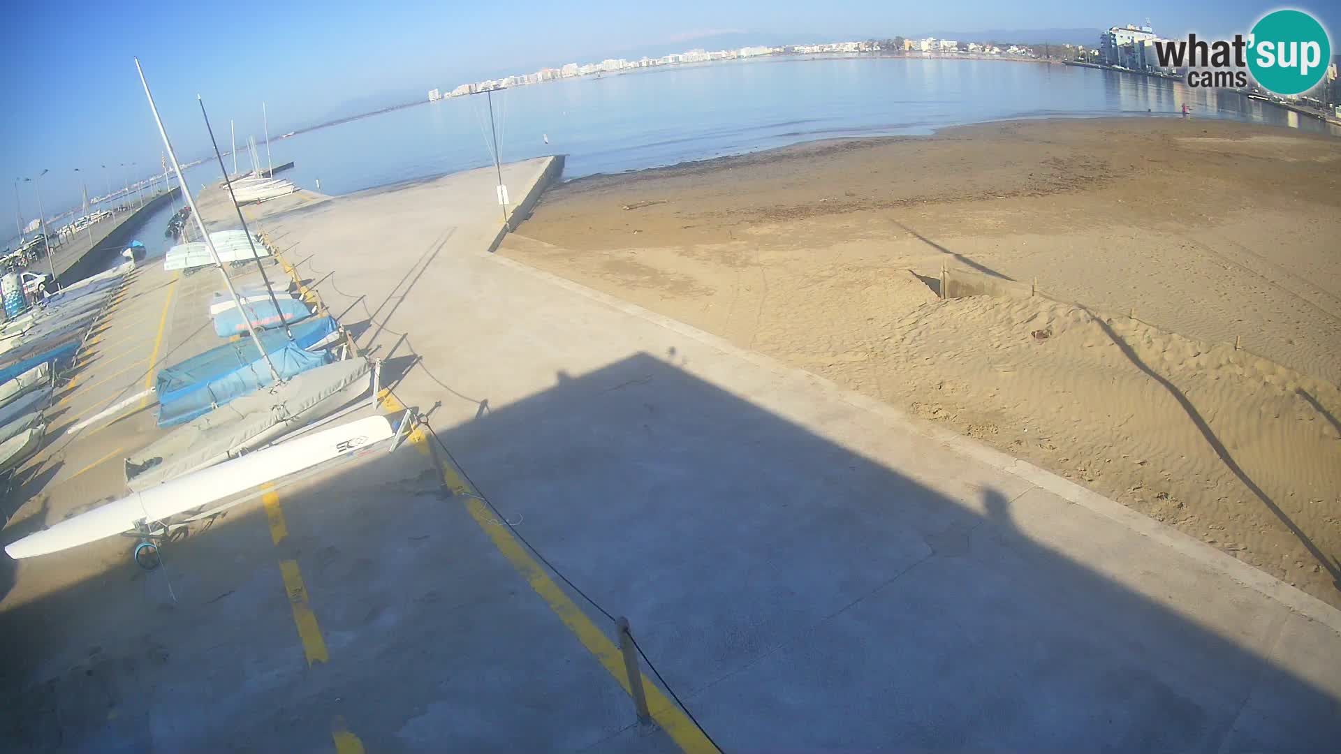 Webcam porto di Roses – Costa Brava – spiaggia La Perola