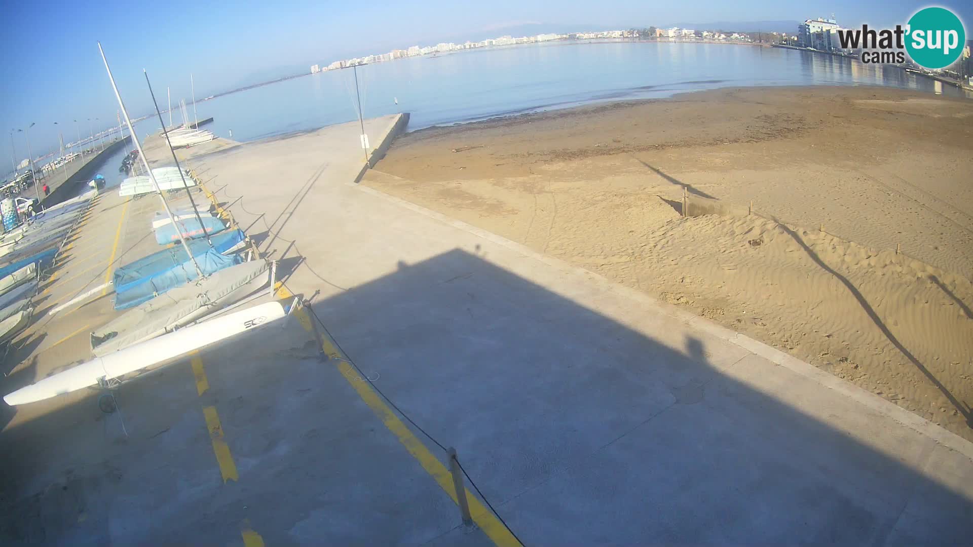 Webcam porto di Roses – Costa Brava – spiaggia La Perola