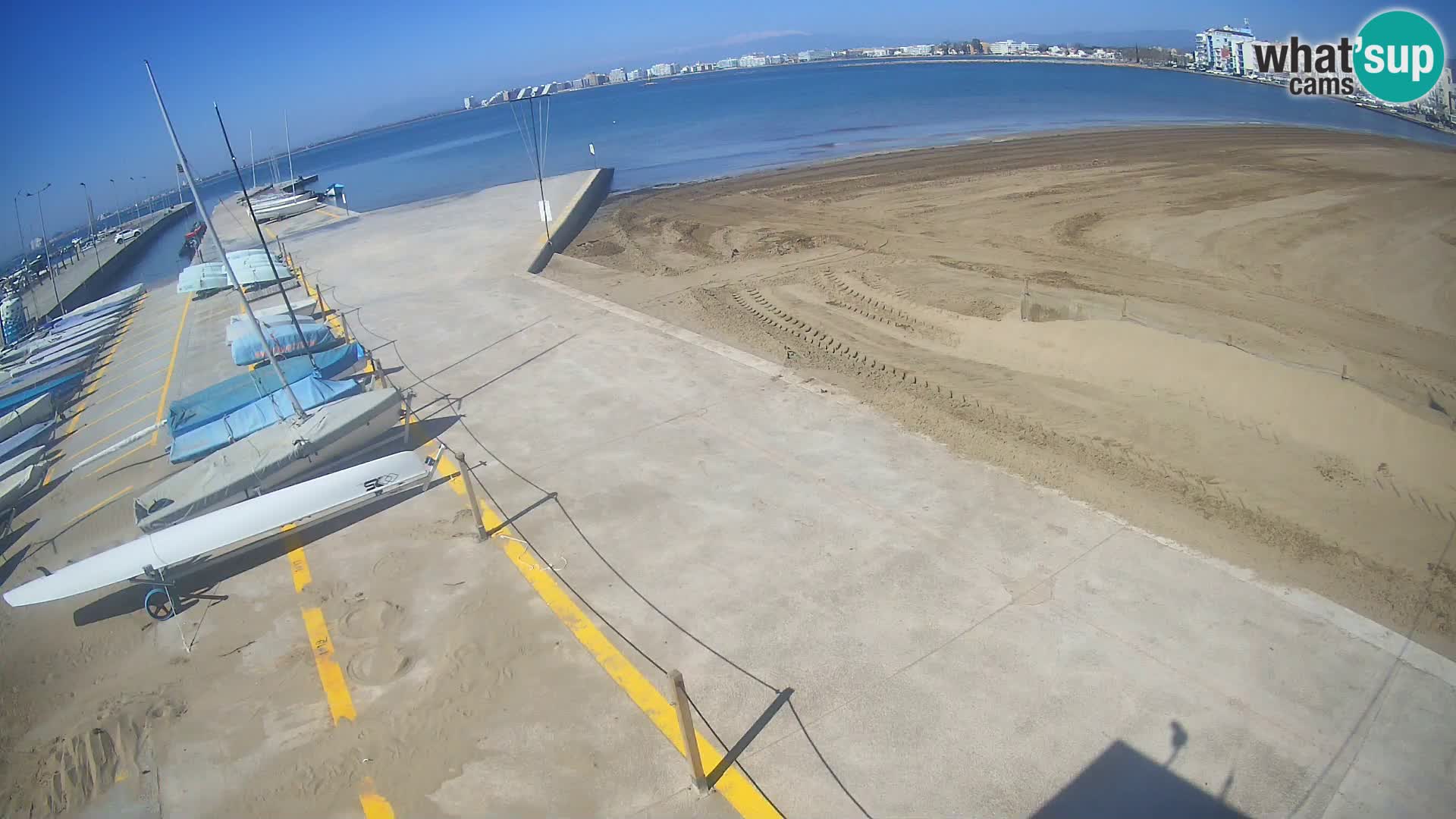 Webcam Hafen von Roses – Costa Brava – Strand La Perola