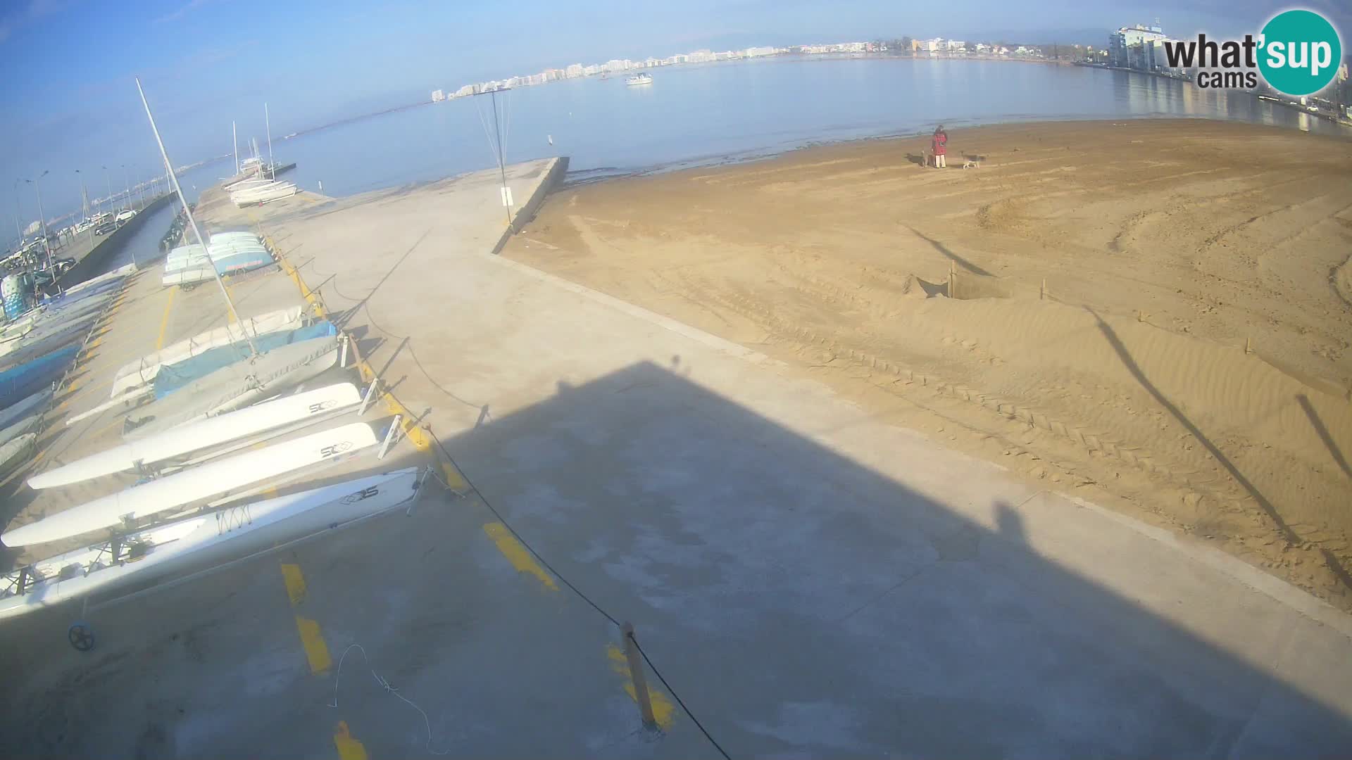 Webcam porto di Roses – Costa Brava – spiaggia La Perola