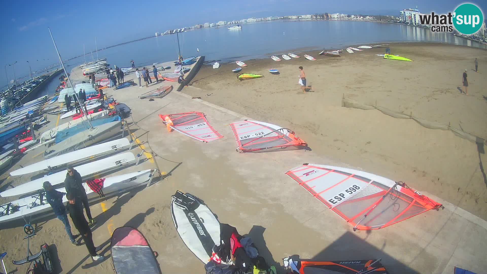 Webcam Hafen von Roses – Costa Brava – Strand La Perola