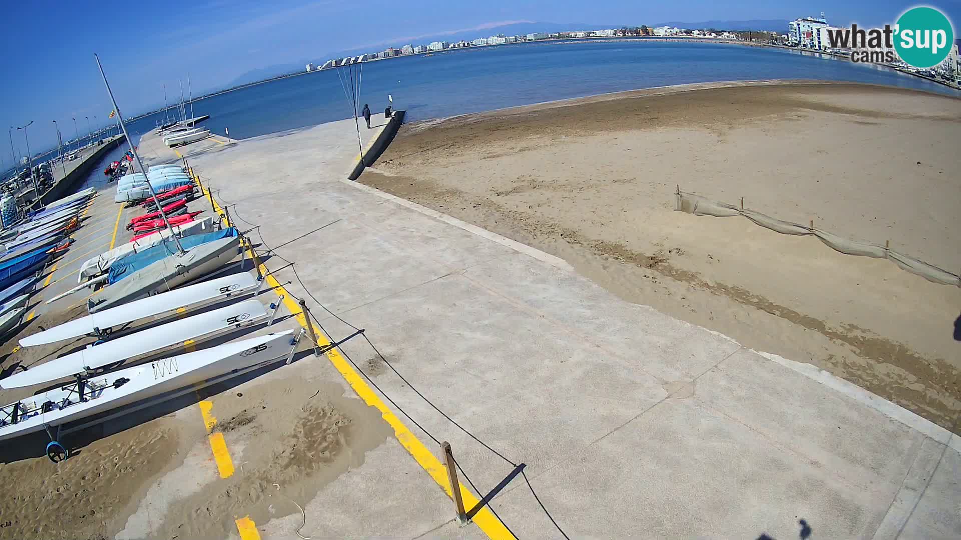 Webcam Hafen von Roses – Costa Brava – Strand La Perola